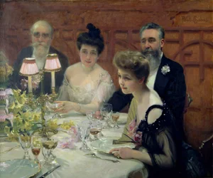 De hoek van de tafel, 1904